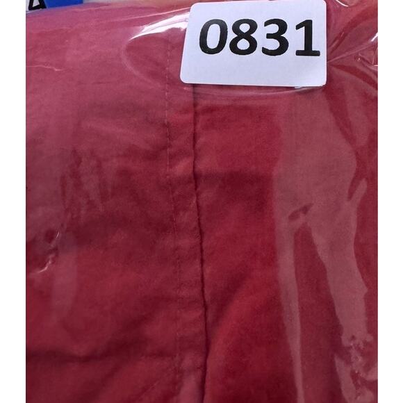 Jesse Jeans Jacket Medium Nylon Orange Red - Picture 6 of 6